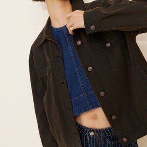 Free People Rowan Vegan Suede Jacket (We The Free) - Mint Condition